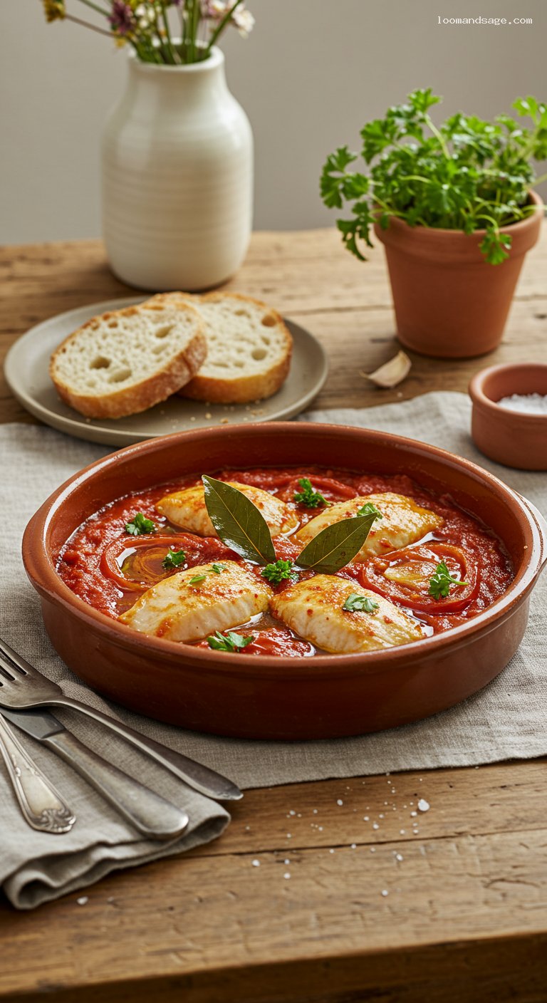 Bonito con Tomate (Tuna in Paprika-Tomato Sofrito)