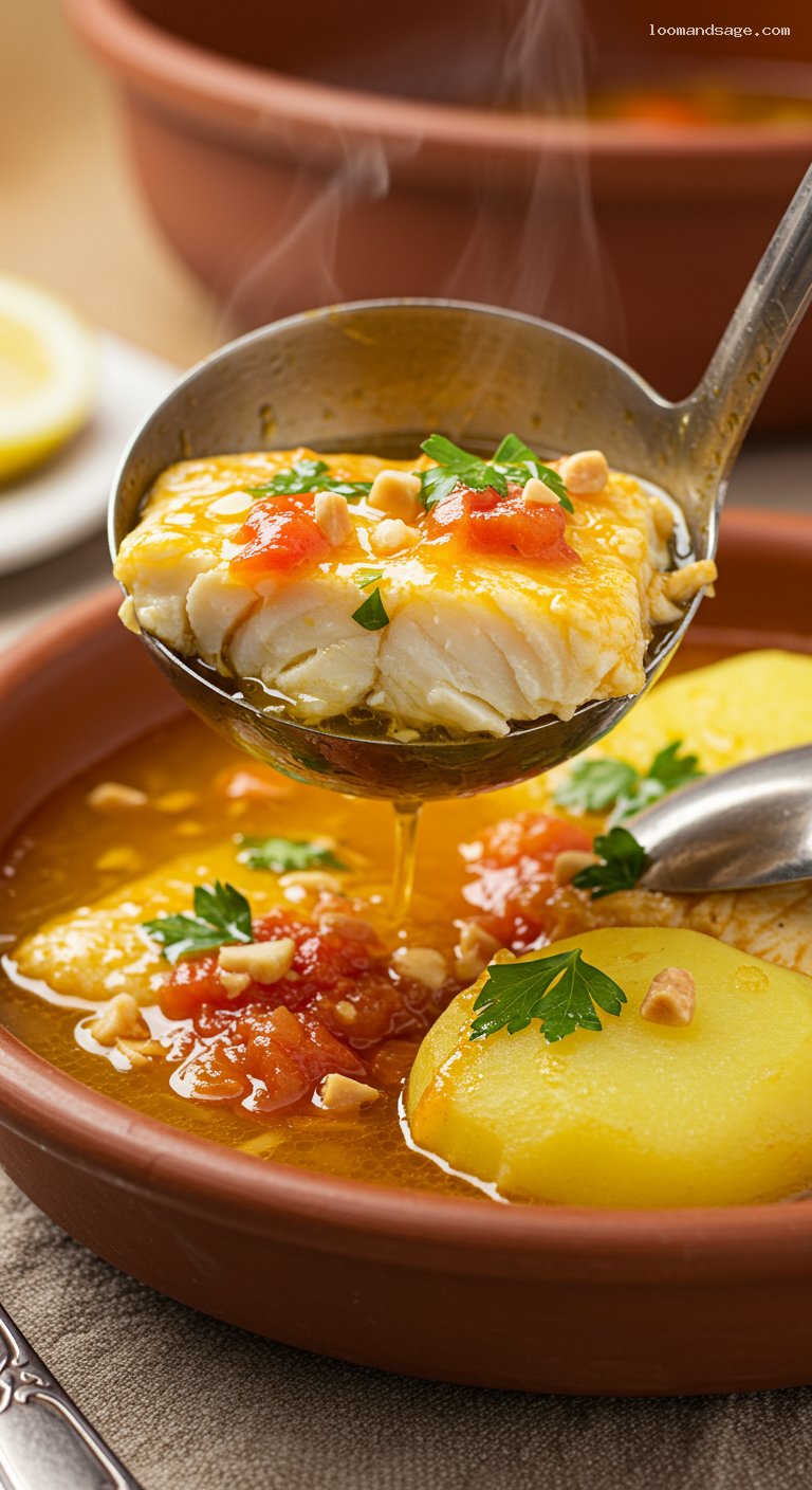 Catalan Suquet de Peix (Fisherman’s Stew) – Closeup