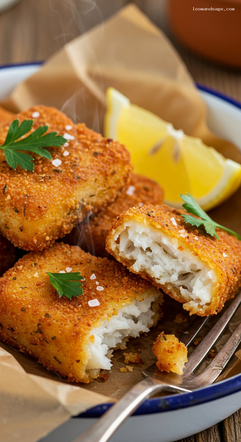 Cazón en Adobo: Crispy Marinated Dogfish Bites – Closeup