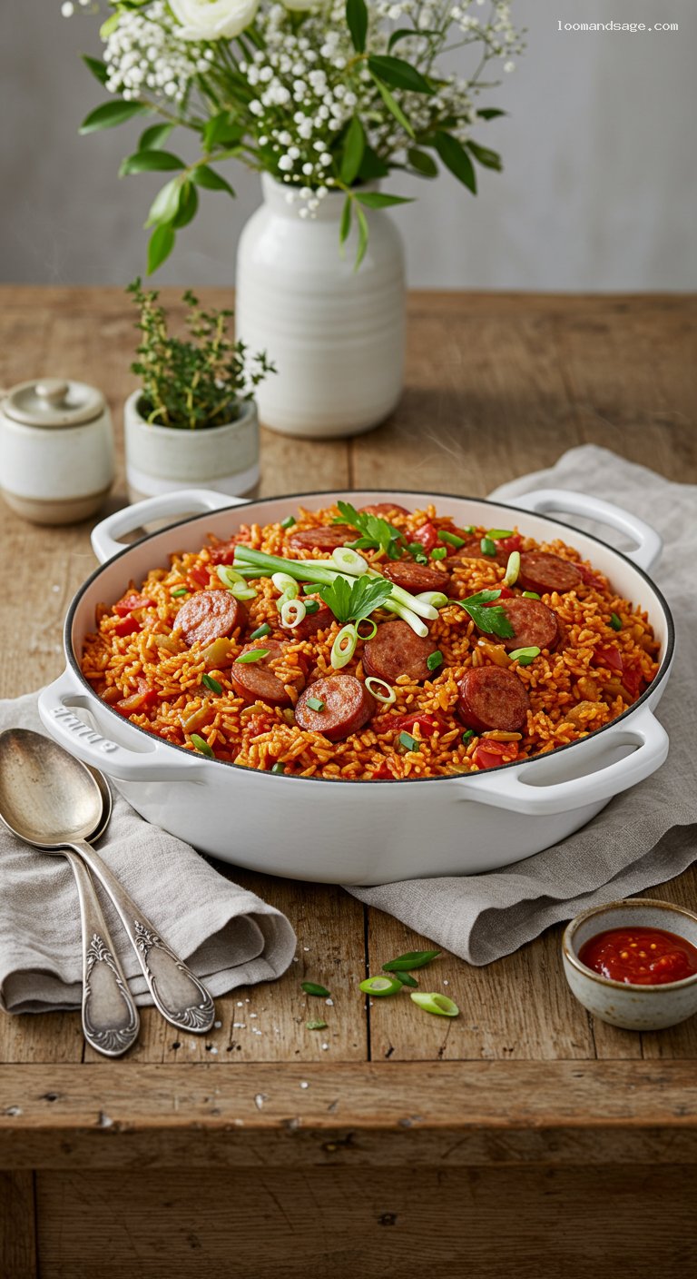 Charleston Red Rice with Smoky Bacon and Peppers