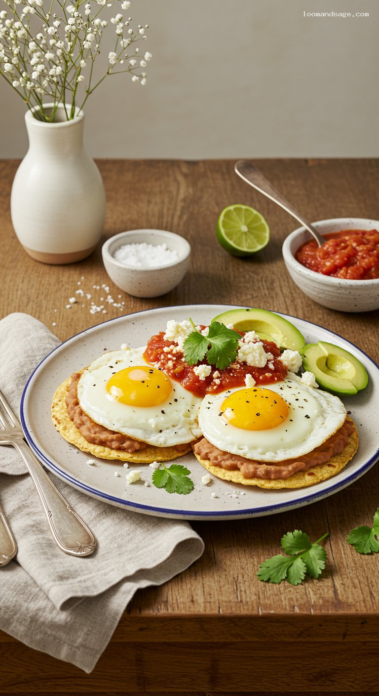 Classic Huevos Rancheros with Ranchera Salsa