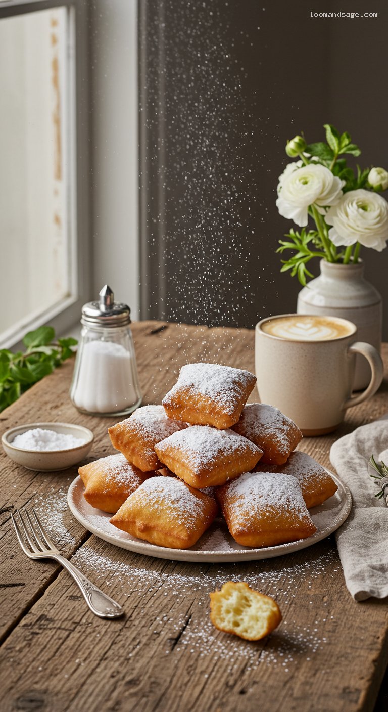Classic New Orleans Beignets with Chicory Coffee