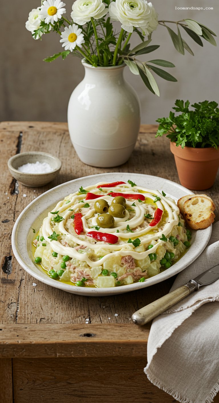 Ensaladilla Rusa: Creamy Spanish Potato Salad