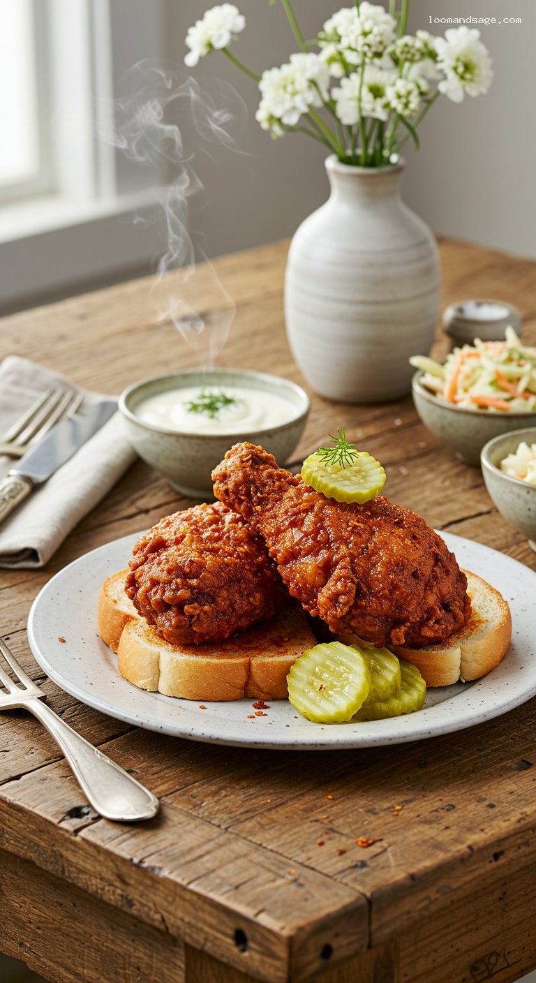 Extra-Crispy Nashville Hot Chicken with Pickles