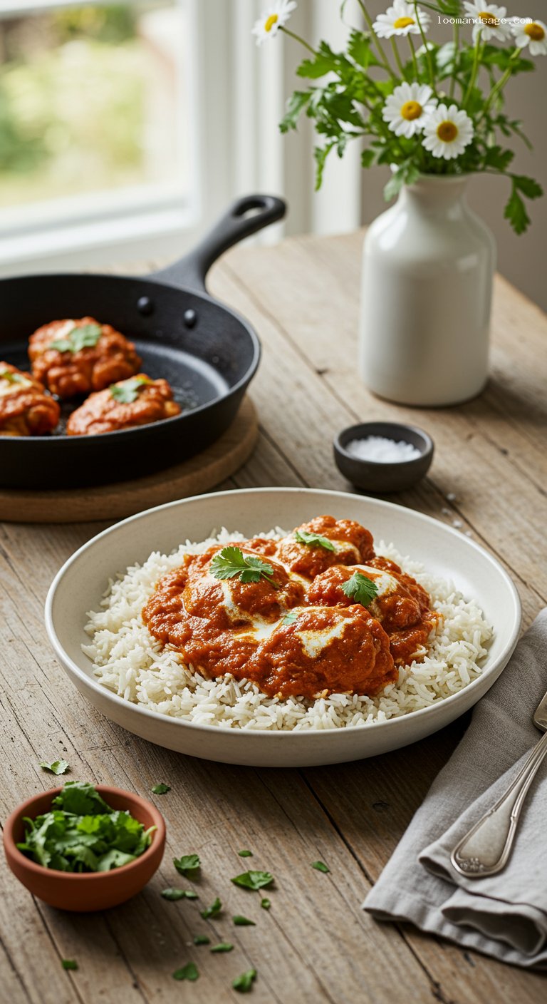 Gluten-Free Butter Chicken with Basmati Rice