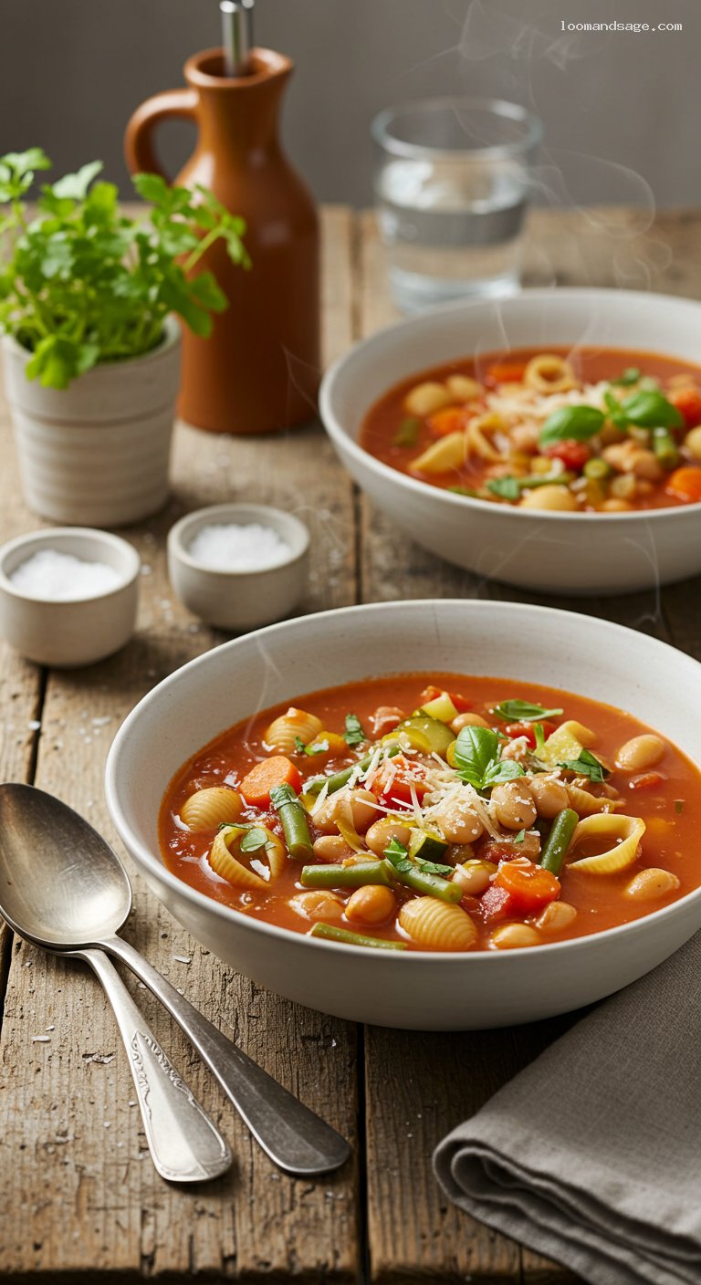 Gluten-Free Hearty Minestrone with Cannellini and Herbs