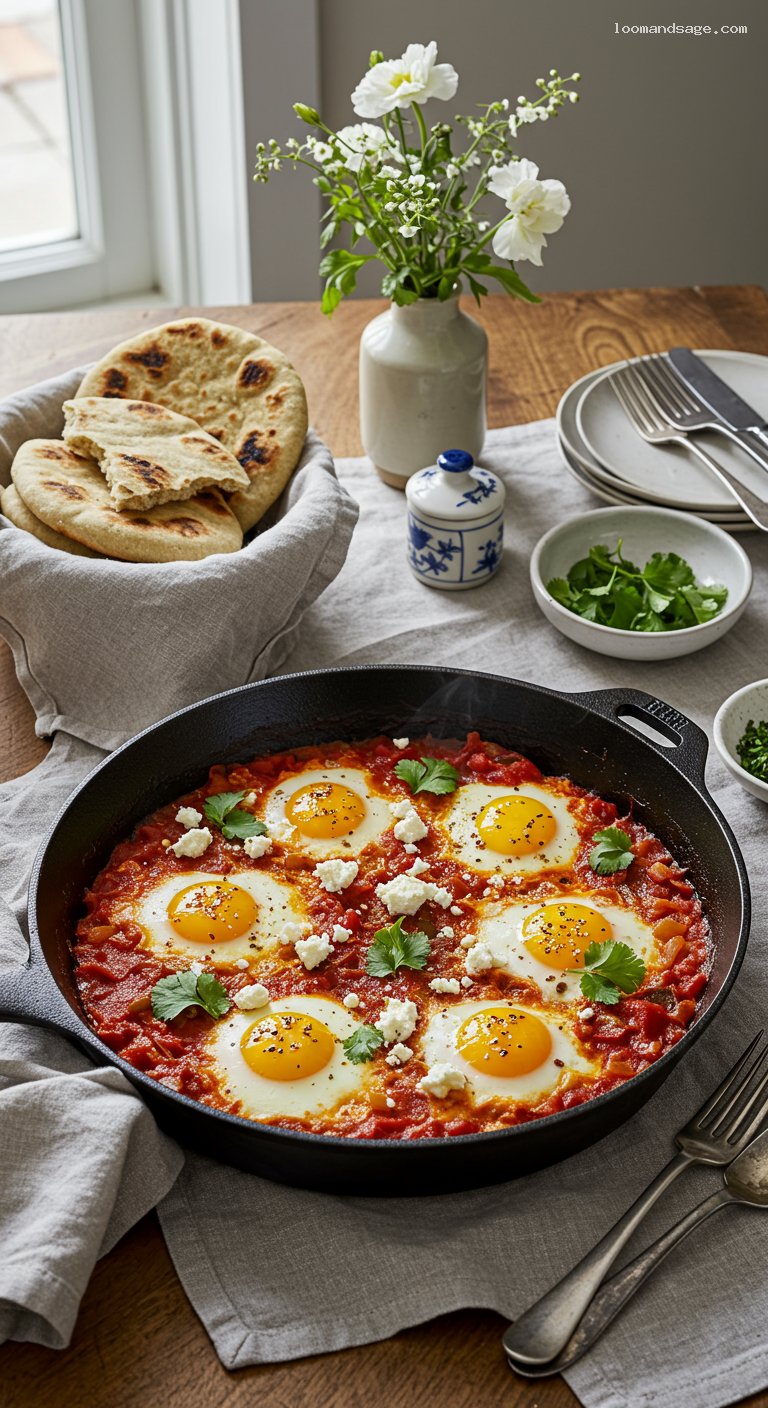 Gluten-Free Shakshuka with Feta and Herbs