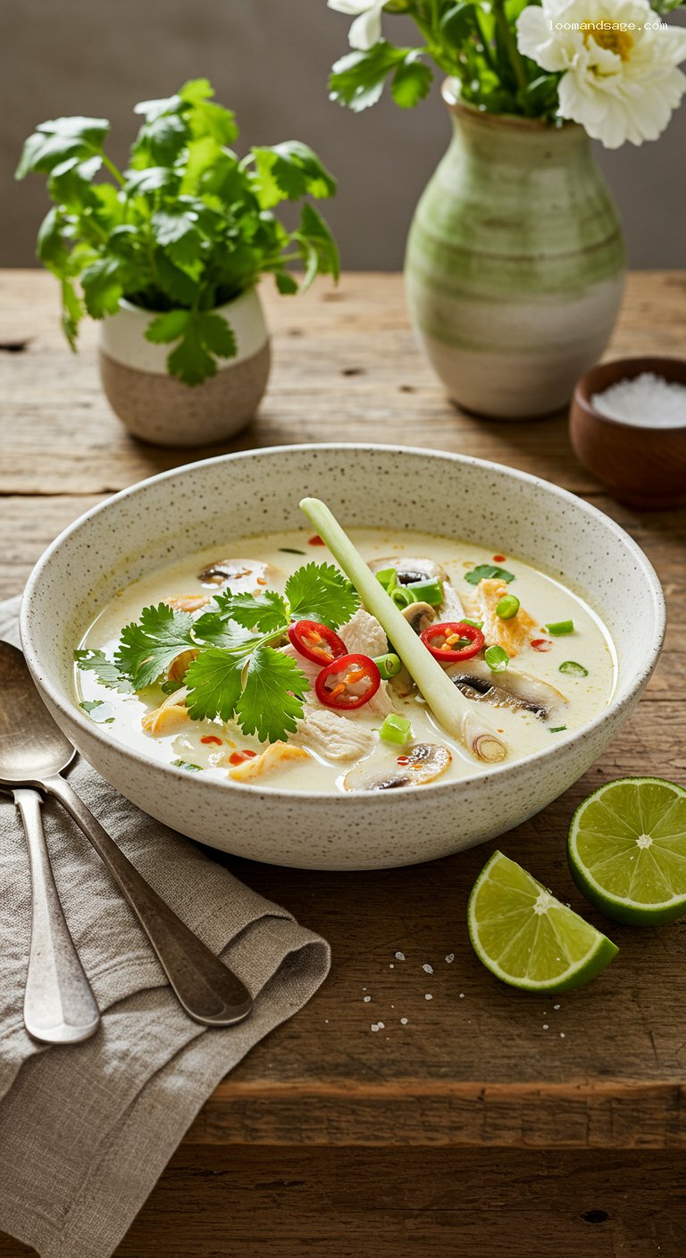 Gluten-Free Tom Kha Gai (Thai Coconut Chicken Soup)