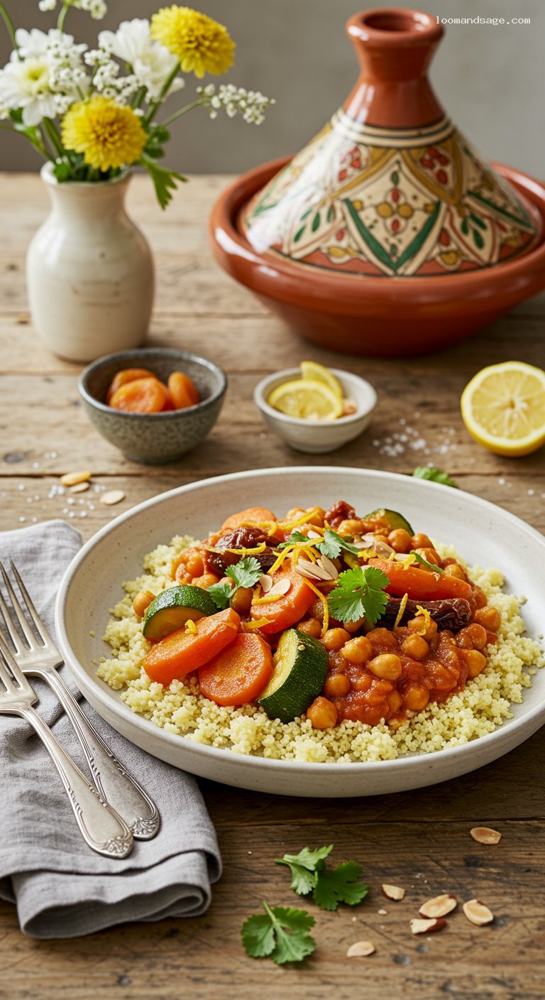 Moroccan Vegetable Tagine with Couscous