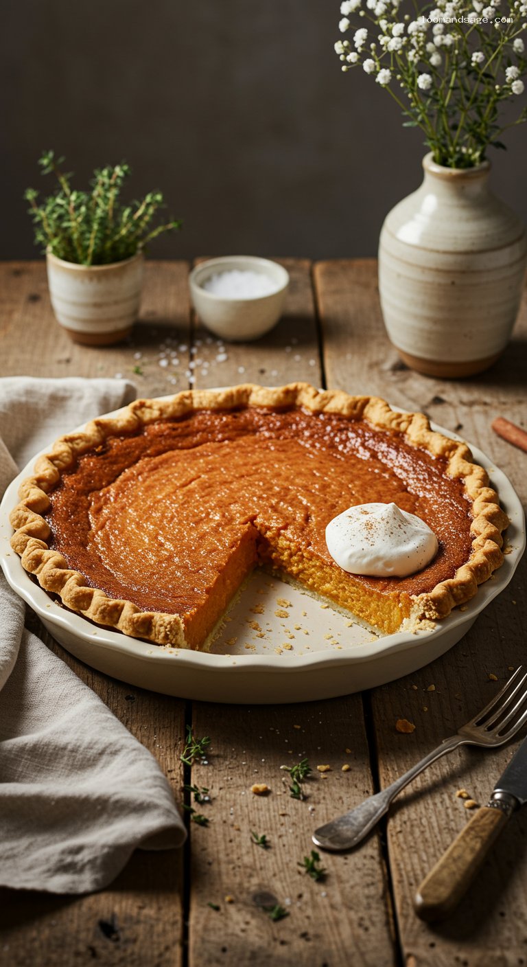 Silky Sweet Potato Pie with Buttery Crust