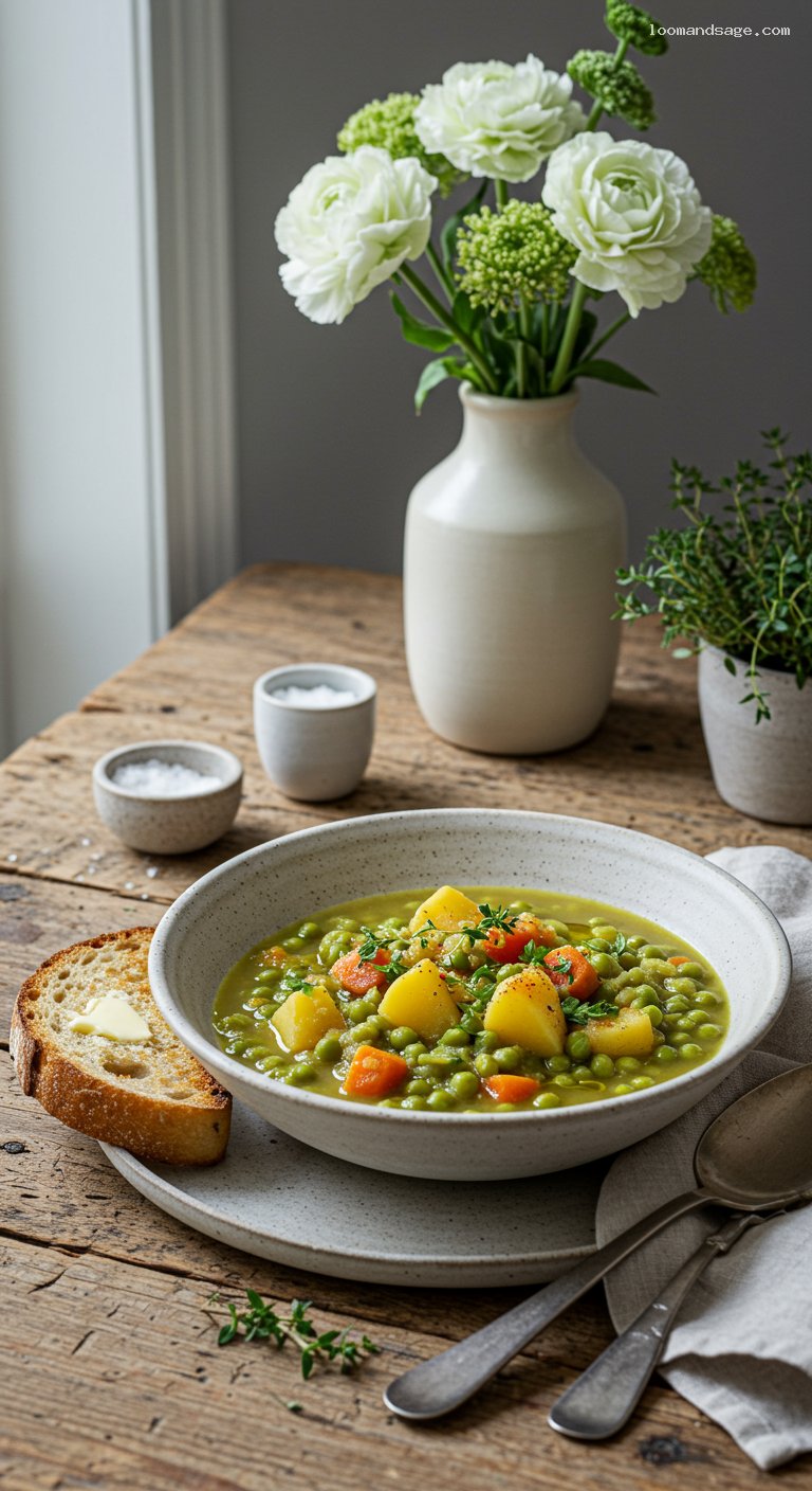 Smoky Split Pea and Potato Stew