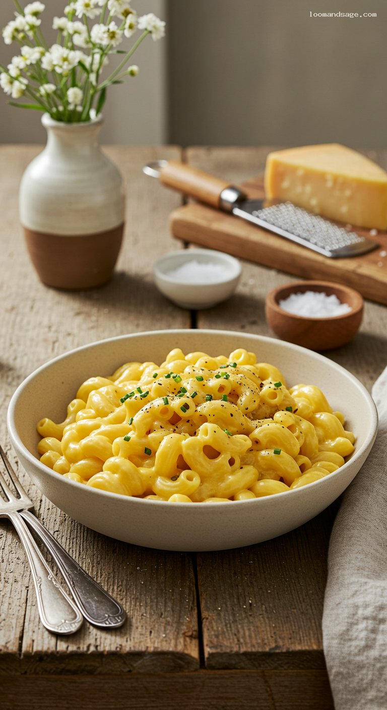 Stovetop Creamy Mac and Cheese with Sharp Cheddar