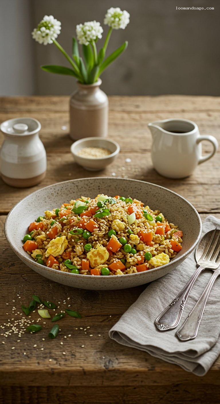 Weeknight Vegetable Fried Rice with Soy-Ginger Garlic