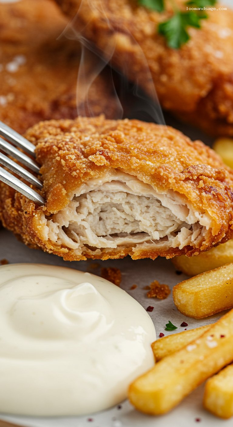 AlBaik-Style Broast Chicken with Garlic Sauce – Closeup