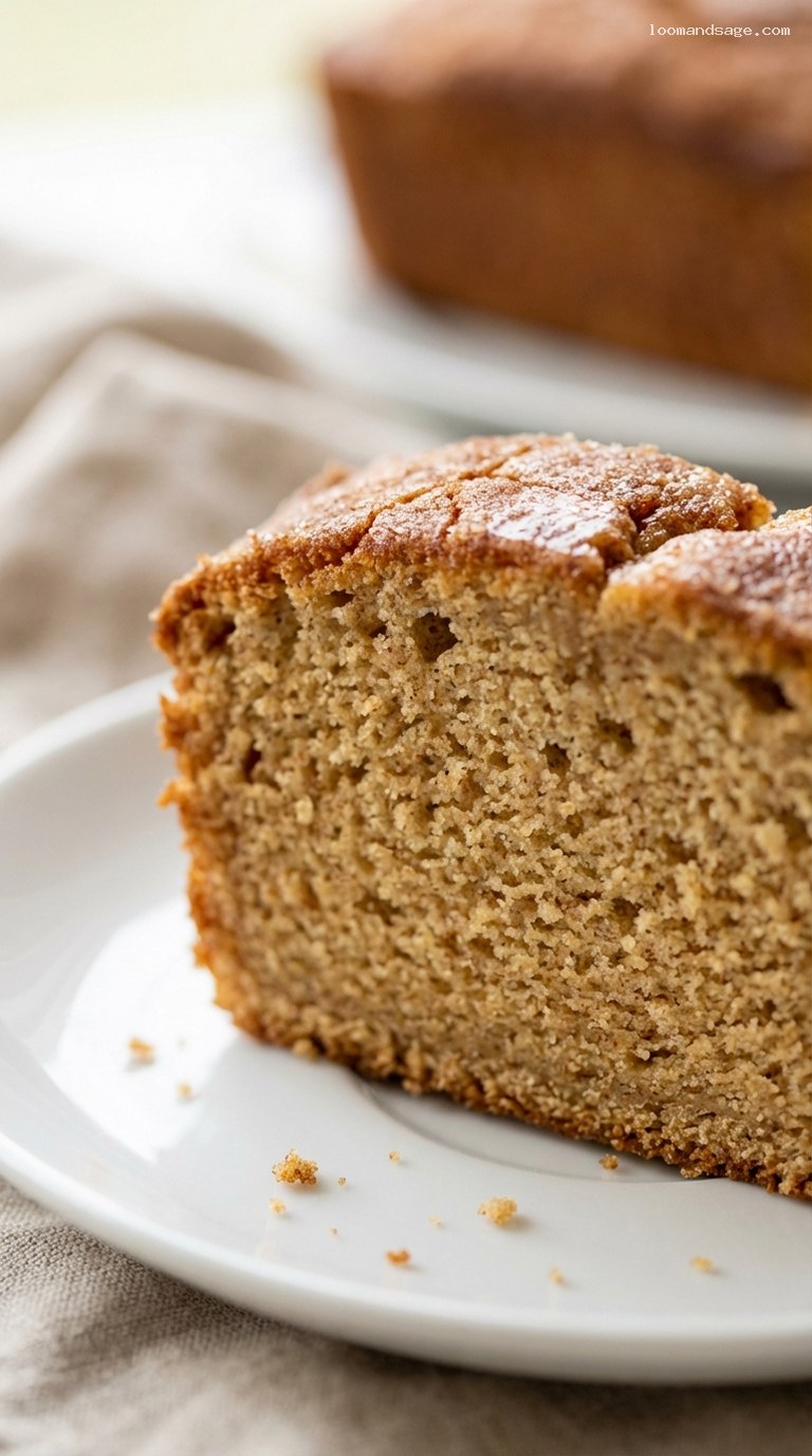 Amish Friendship Bread Cinnamon Loaf and Muffins – Closeup