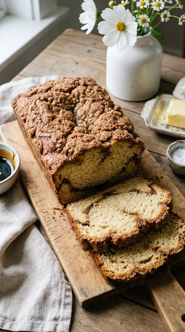 Amish Shoofly Bread With Molasses and Tender Crumb