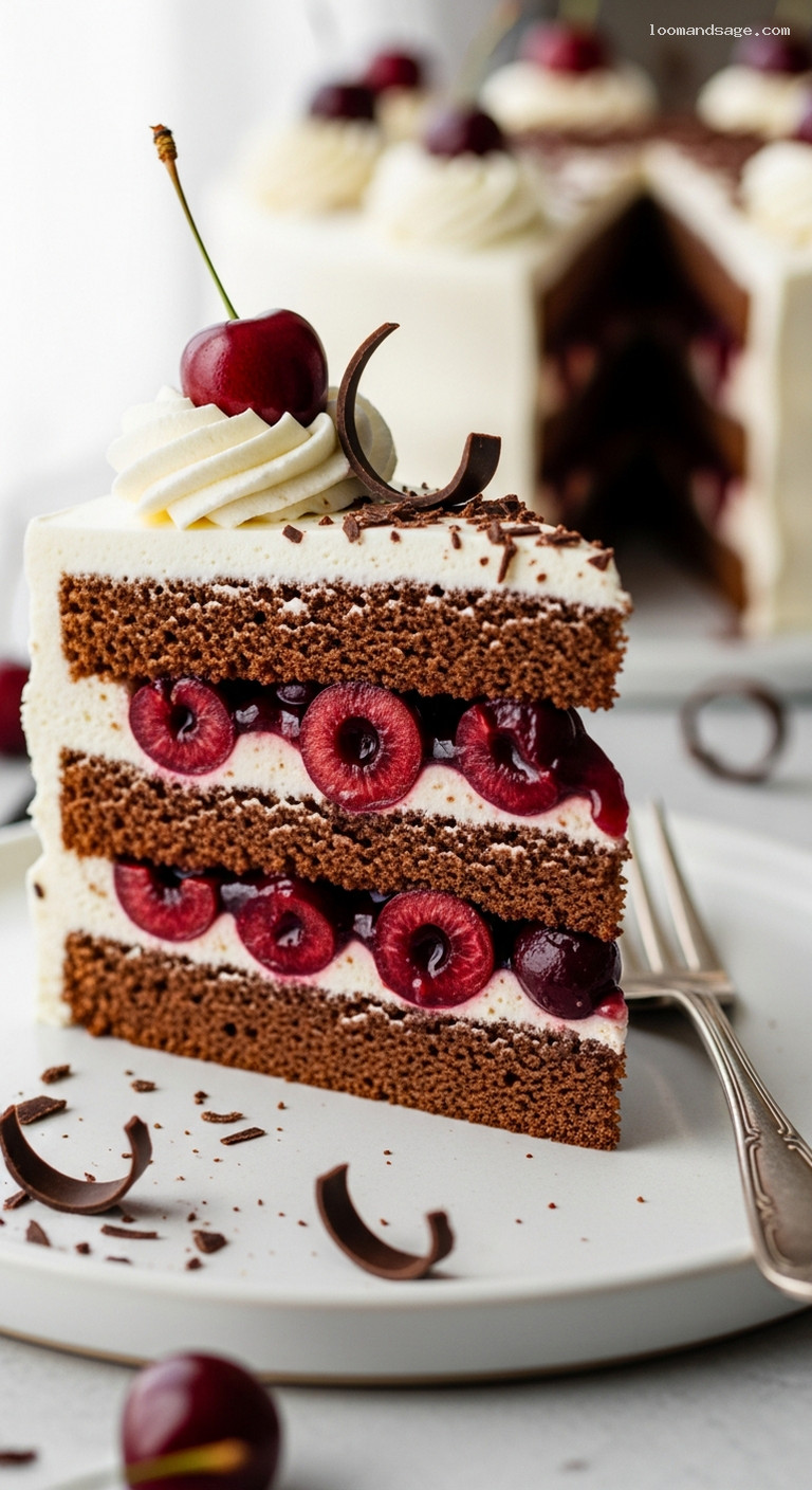 Black Forest Cake – Closeup