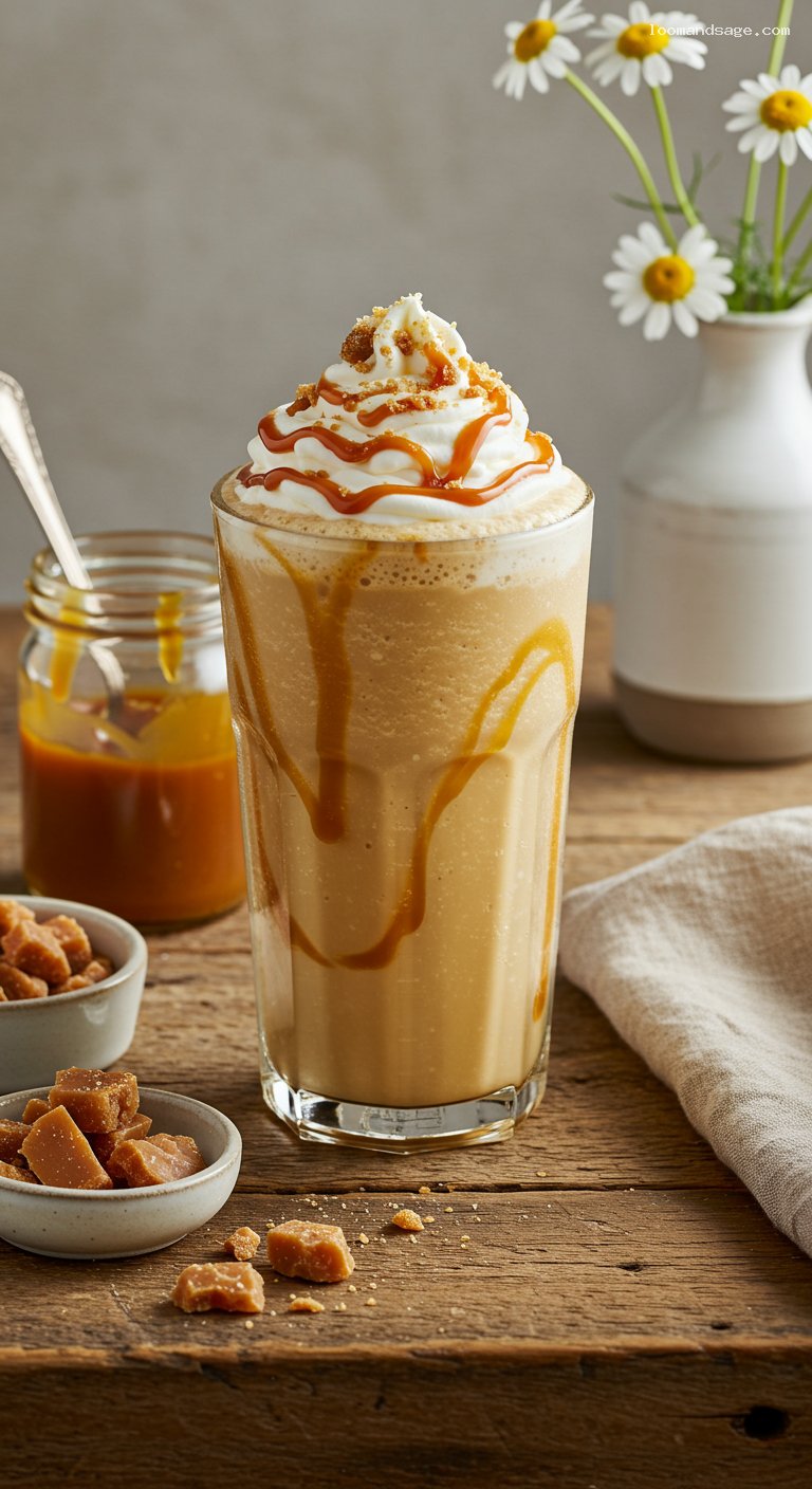 Caramel Ribbon Crunch Frappuccino Copycat Recipe