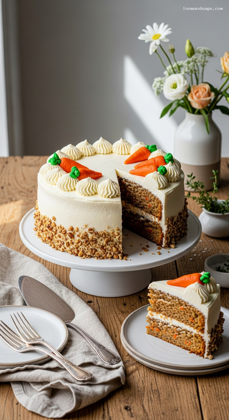 Carrot Cake With Cream Cheese Frosting