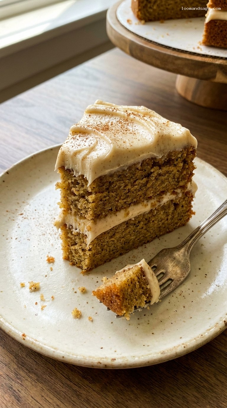 Chai Spice Cake – Closeup