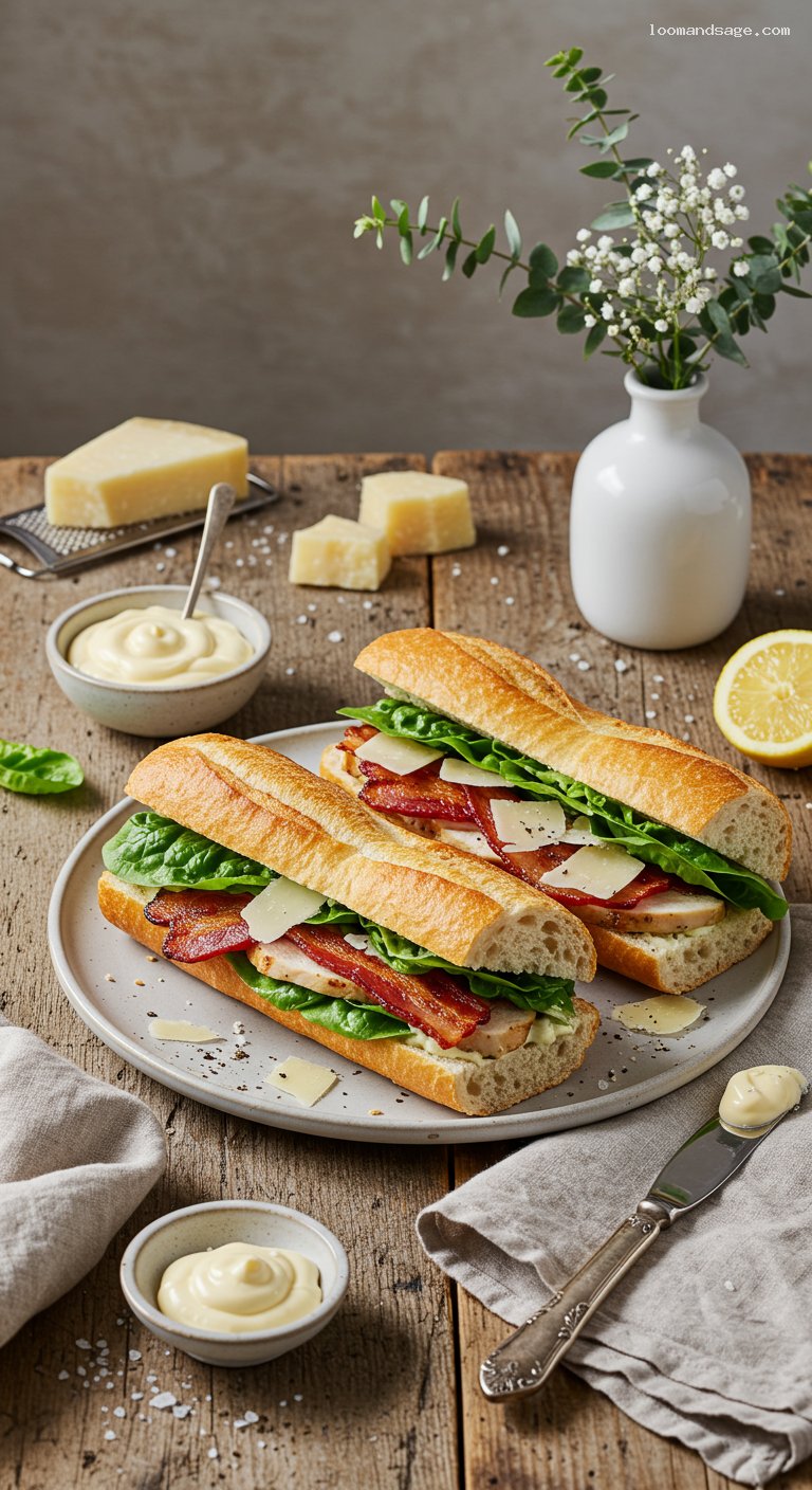 Chicken Caesar & Bacon Baguette (Pret-Style) Recipe