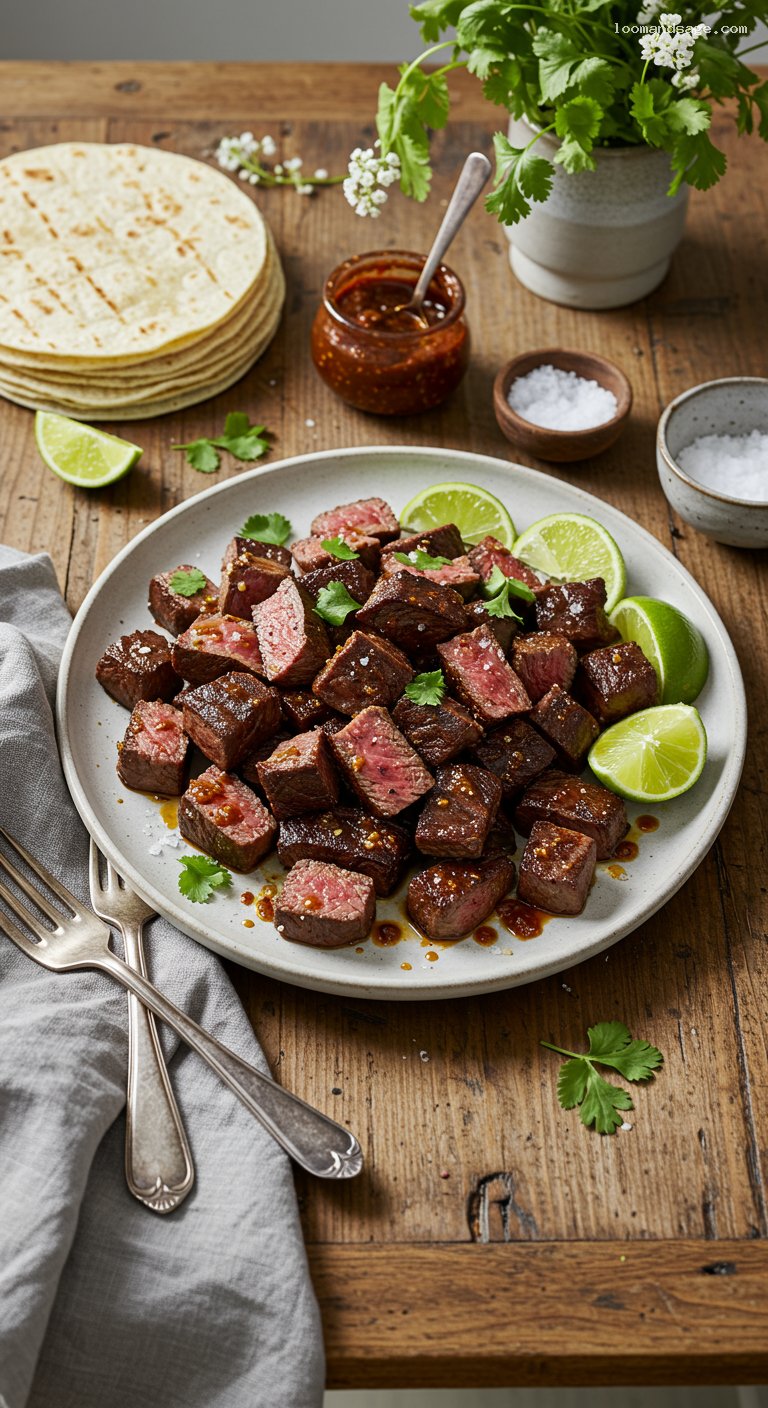 Chipotle Adobo Grilled Steak for Bowls and Tacos