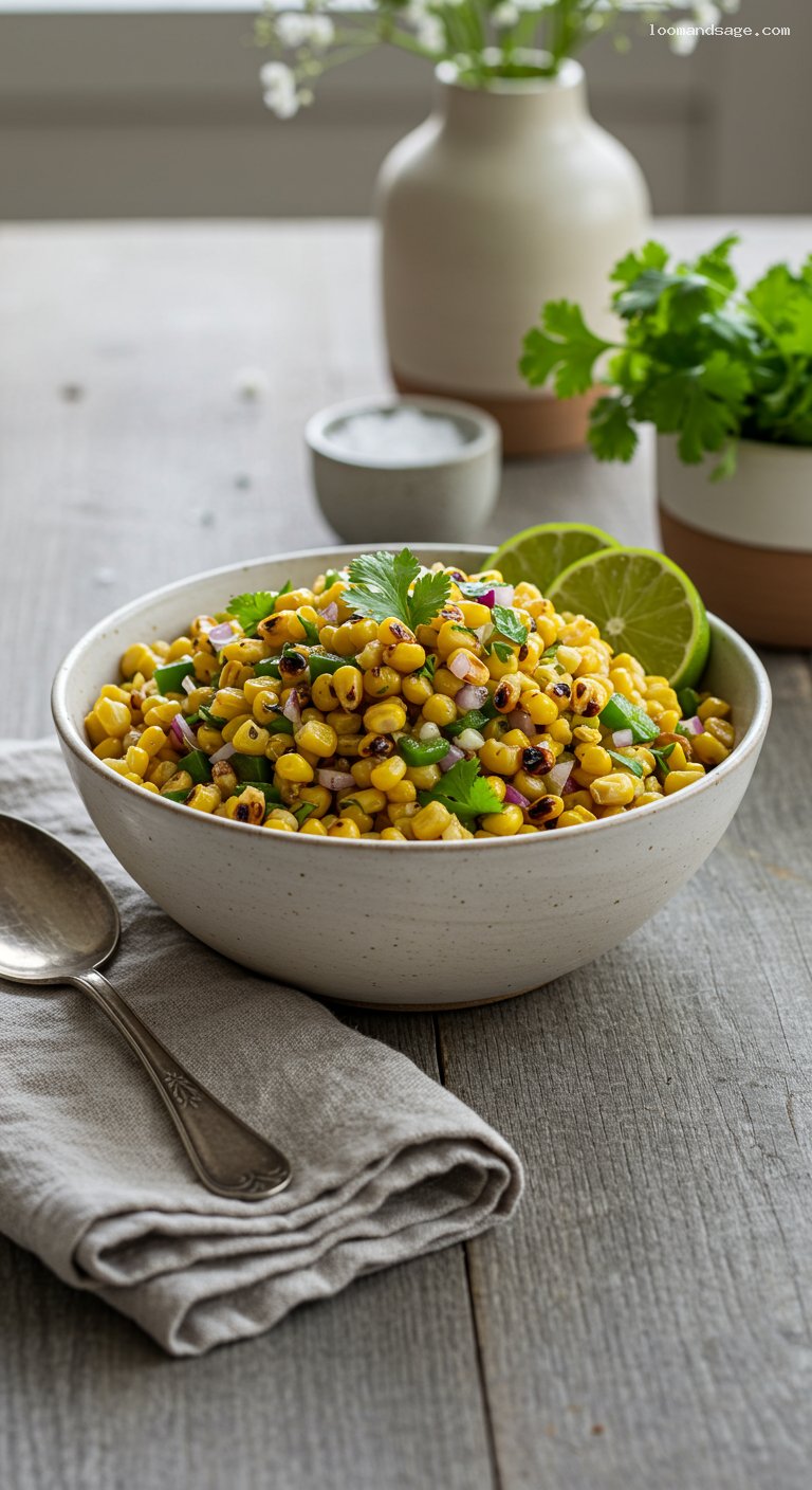 Chipotle-Style Roasted Chili-Corn Salsa