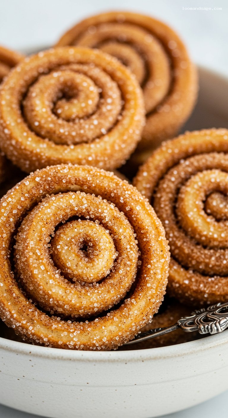 Cinnamon Sugar Duros: Taco Bell-Style Twists – Closeup