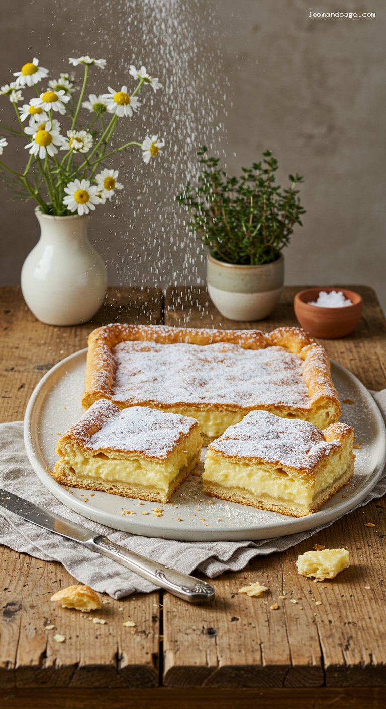 Classic Krémes (Hungarian Vanilla Custard Slice)
