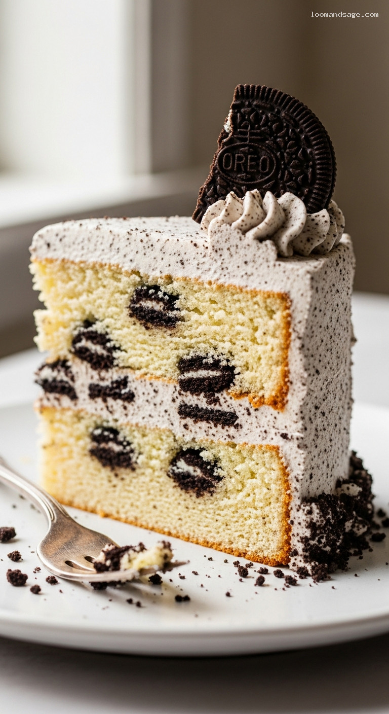 Cookies And Cream Cake – Closeup