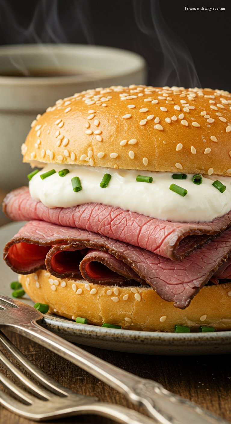 Copycat Arby’s Classic Roast Beef Sandwich – Closeup