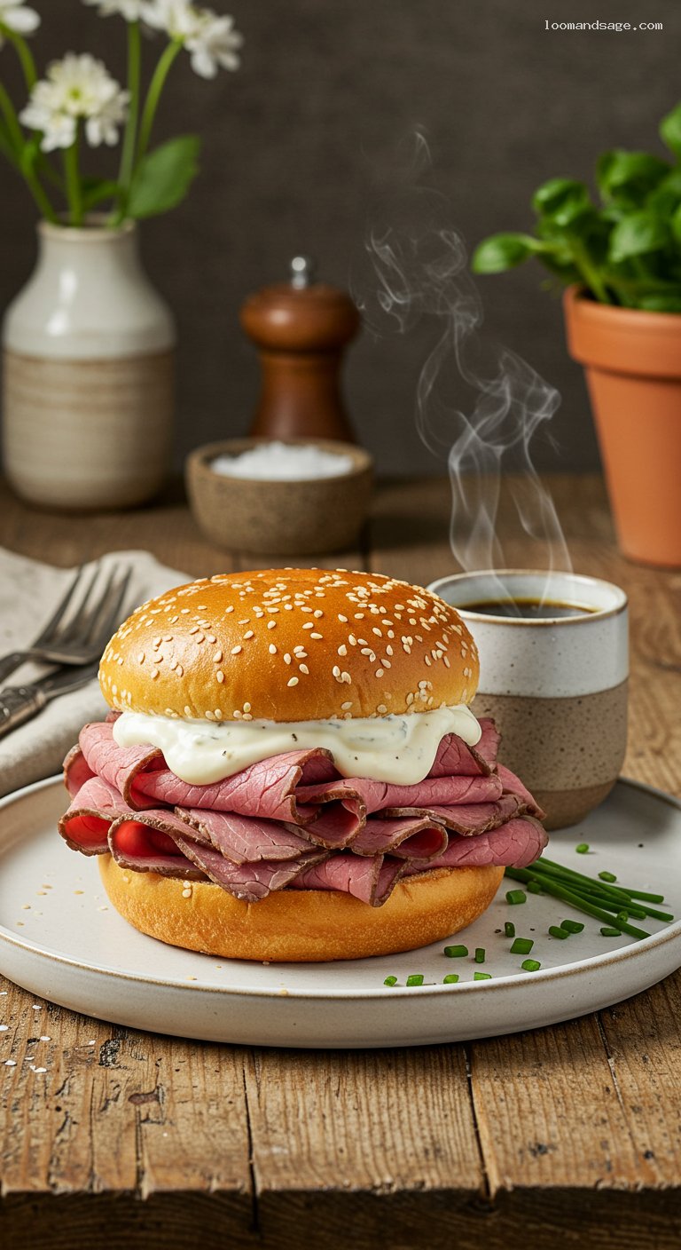 Copycat Arby’s Classic Roast Beef Sandwich