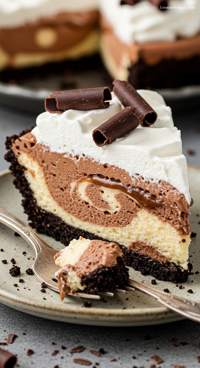 Copycat Burger King Hershey’s Sundae Pie – Closeup