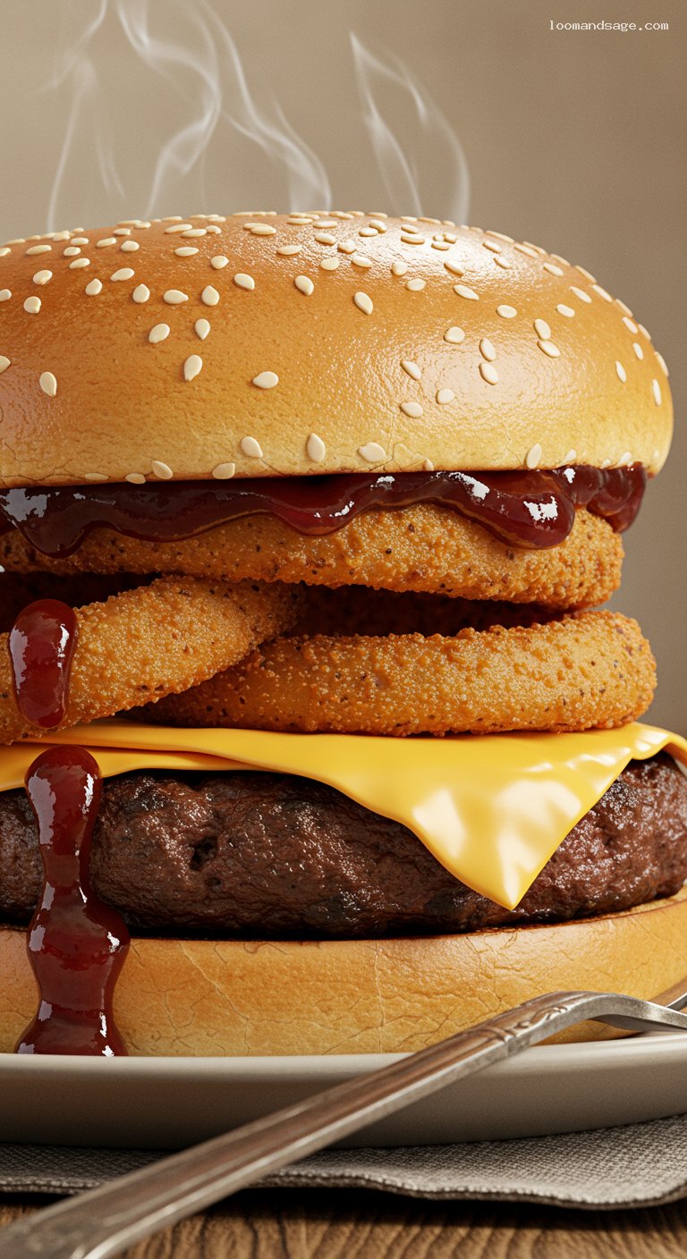 Copycat Burger King Rodeo Burger Recipe – Closeup