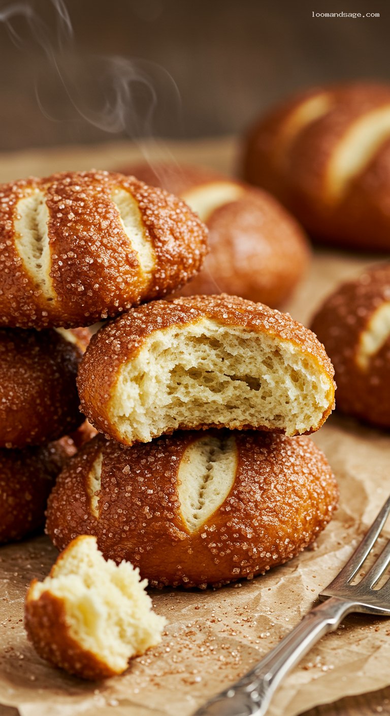 Copycat Cinnamon Sugar Pretzel Nuggets – Closeup