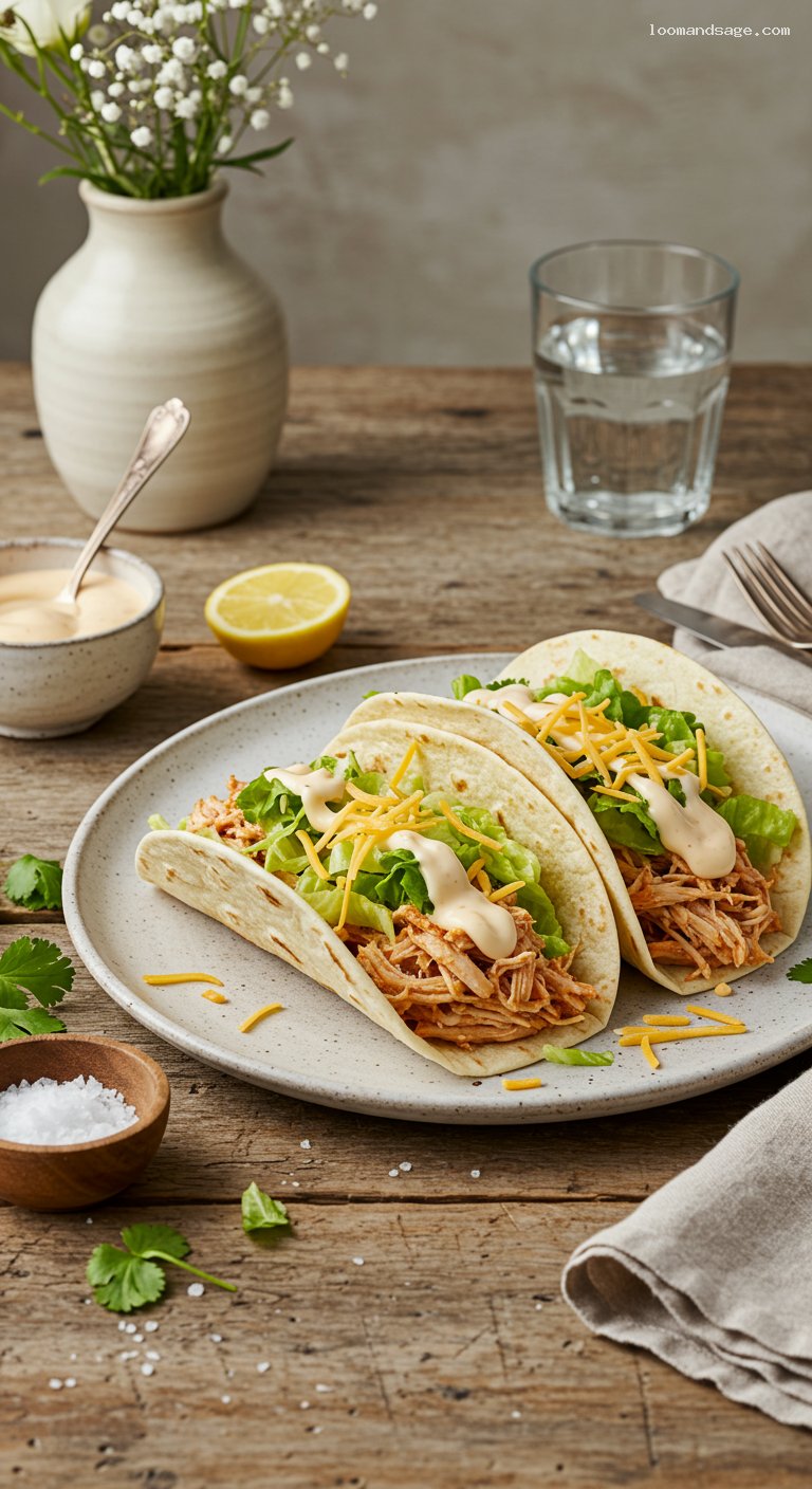 Copycat Del Taco Chicken Soft Tacos with Secret Sauce