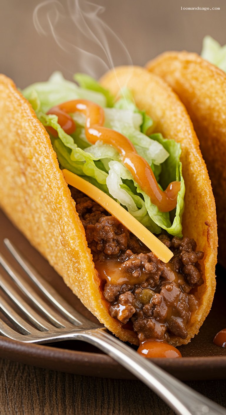 Copycat Jack in the Box Tacos – Closeup