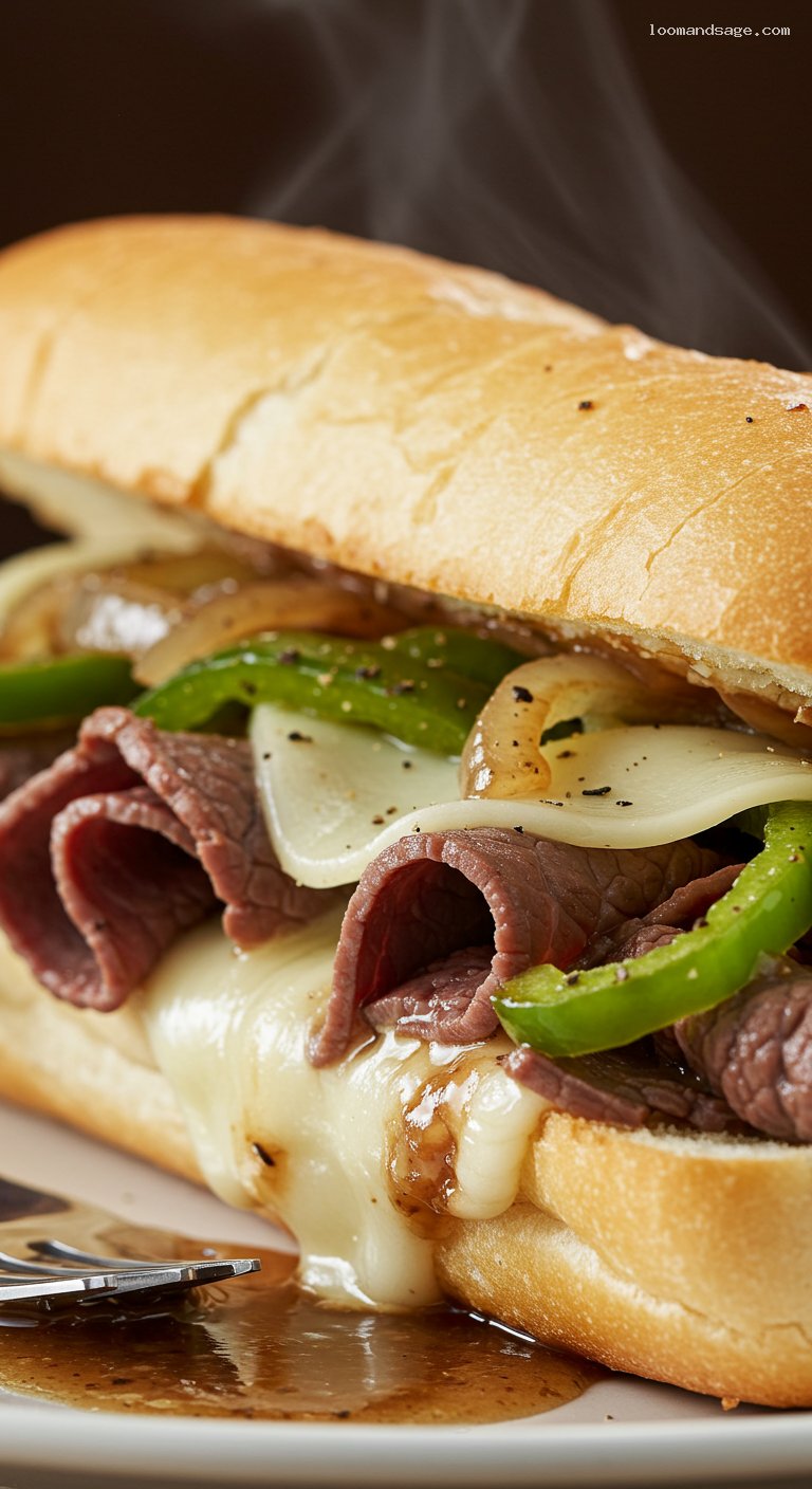 Copycat Jersey Mike’s Famous Philly (#17) Sandwich – Closeup