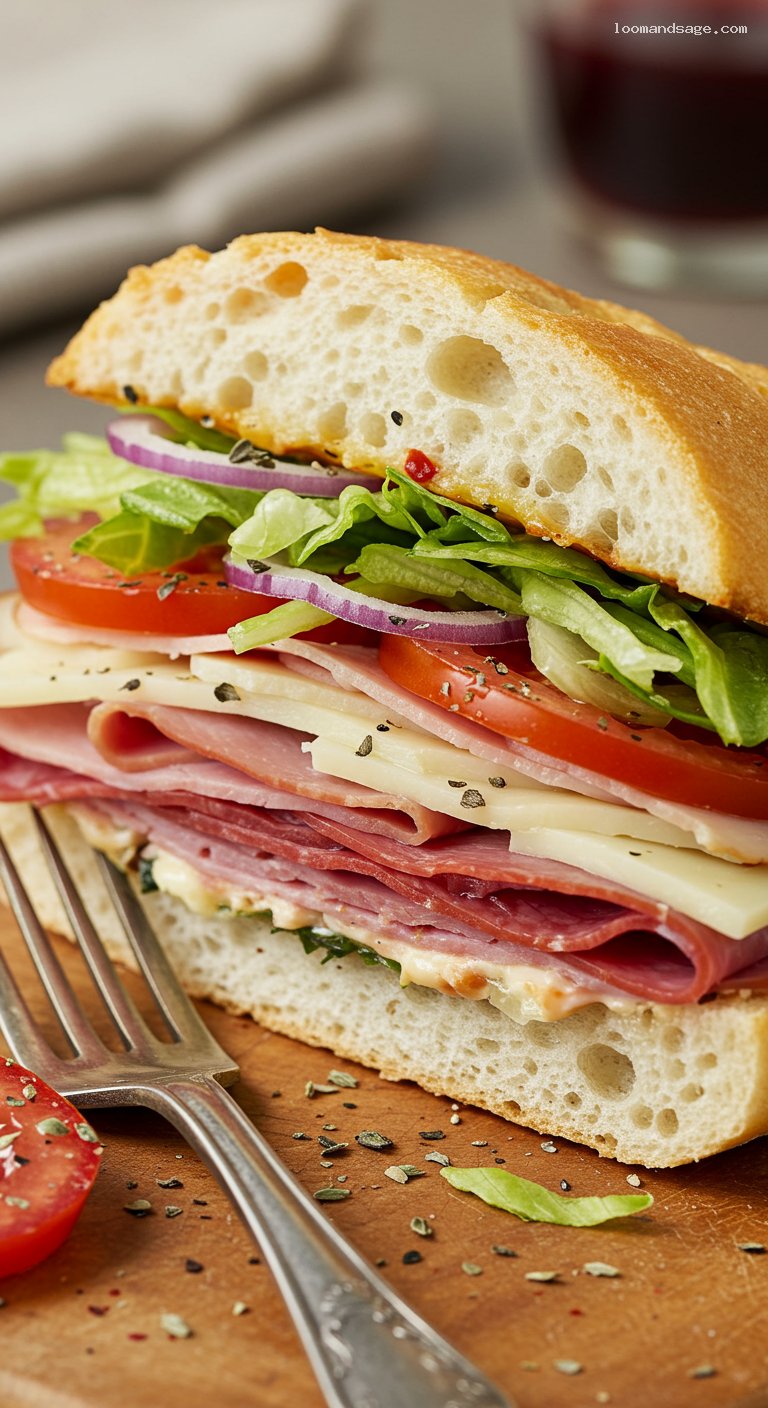 Copycat Jimmy John’s Gargantuan Sandwich Recipe – Closeup