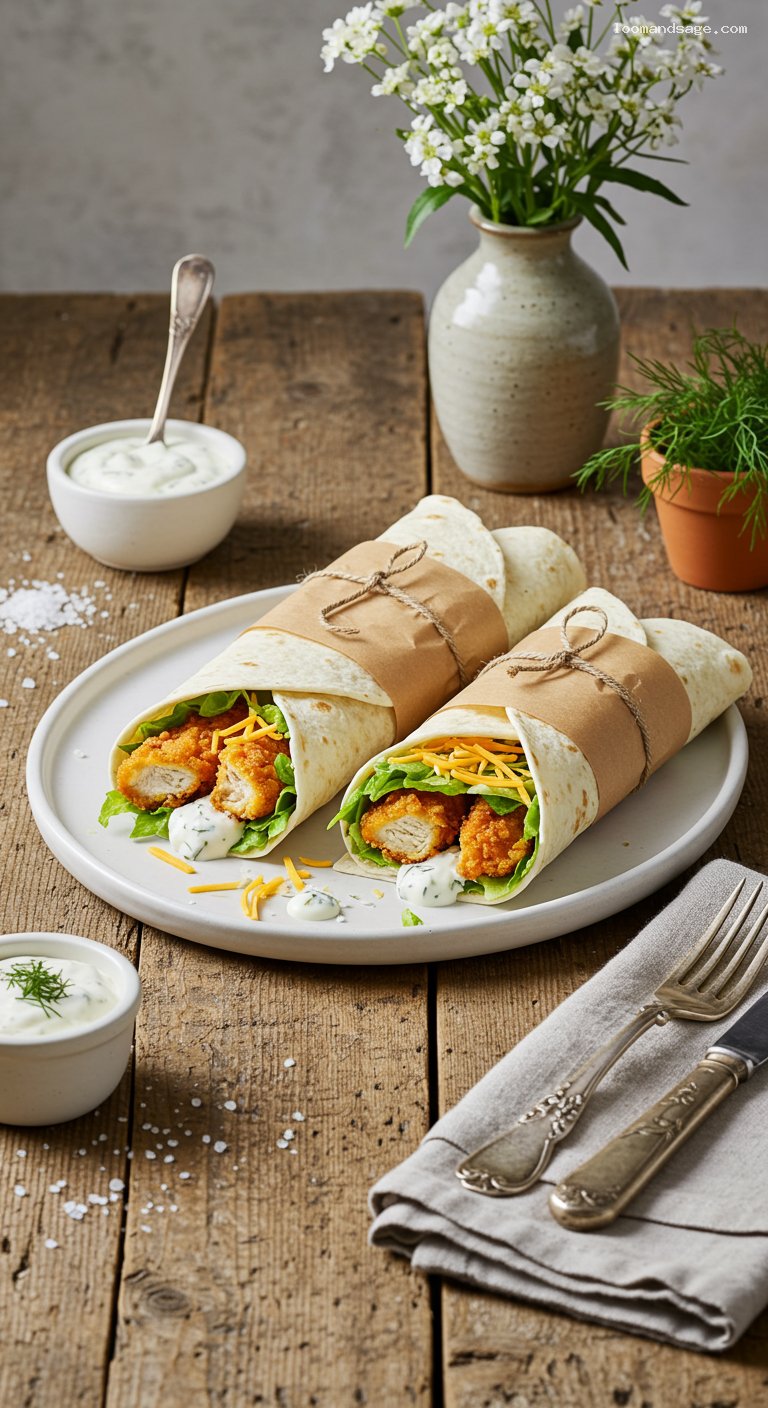 Copycat McDonald’s Ranch Snack Wrap