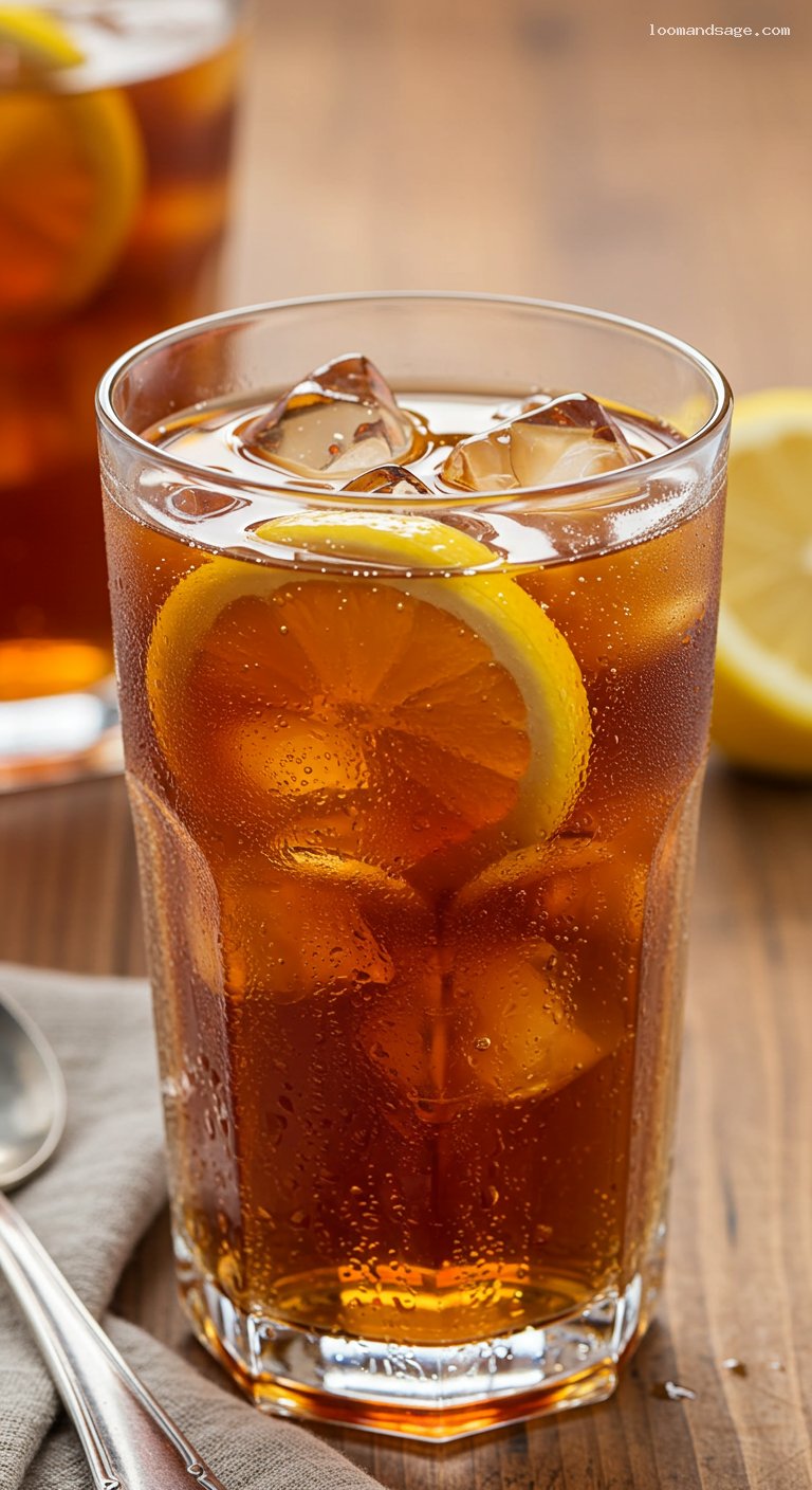 Copycat McDonald’s Sweet Tea Recipe – Closeup