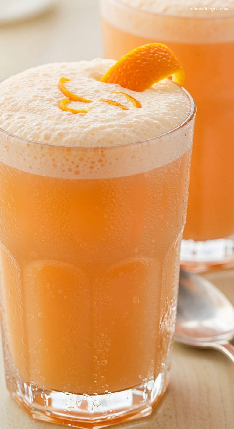 Copycat Orange Julius (Creamy Orange Blender Drink) – Closeup
