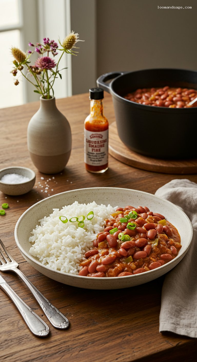 Copycat Popeyes Red Beans and Rice