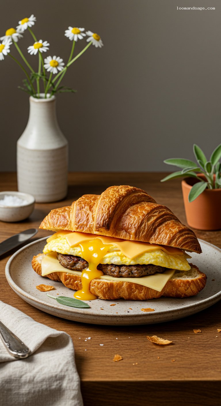 Copycat Sausage, Egg & Cheese Croissan’wich Recipe