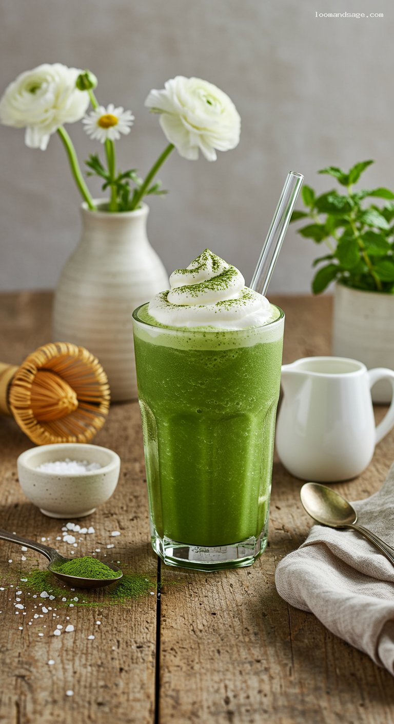 Copycat Starbucks Matcha Crème Frappuccino