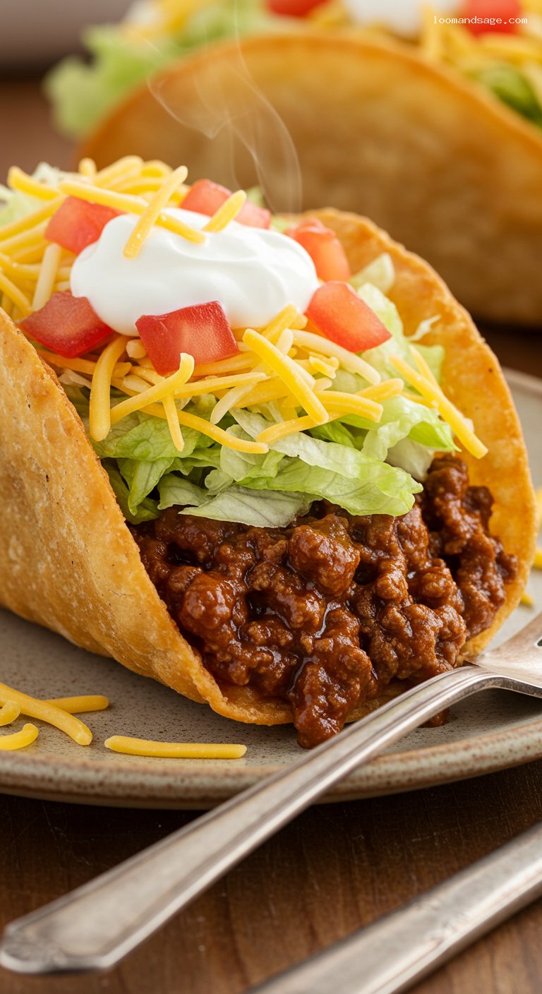 Copycat Taco Bell Chalupa Supreme – Closeup