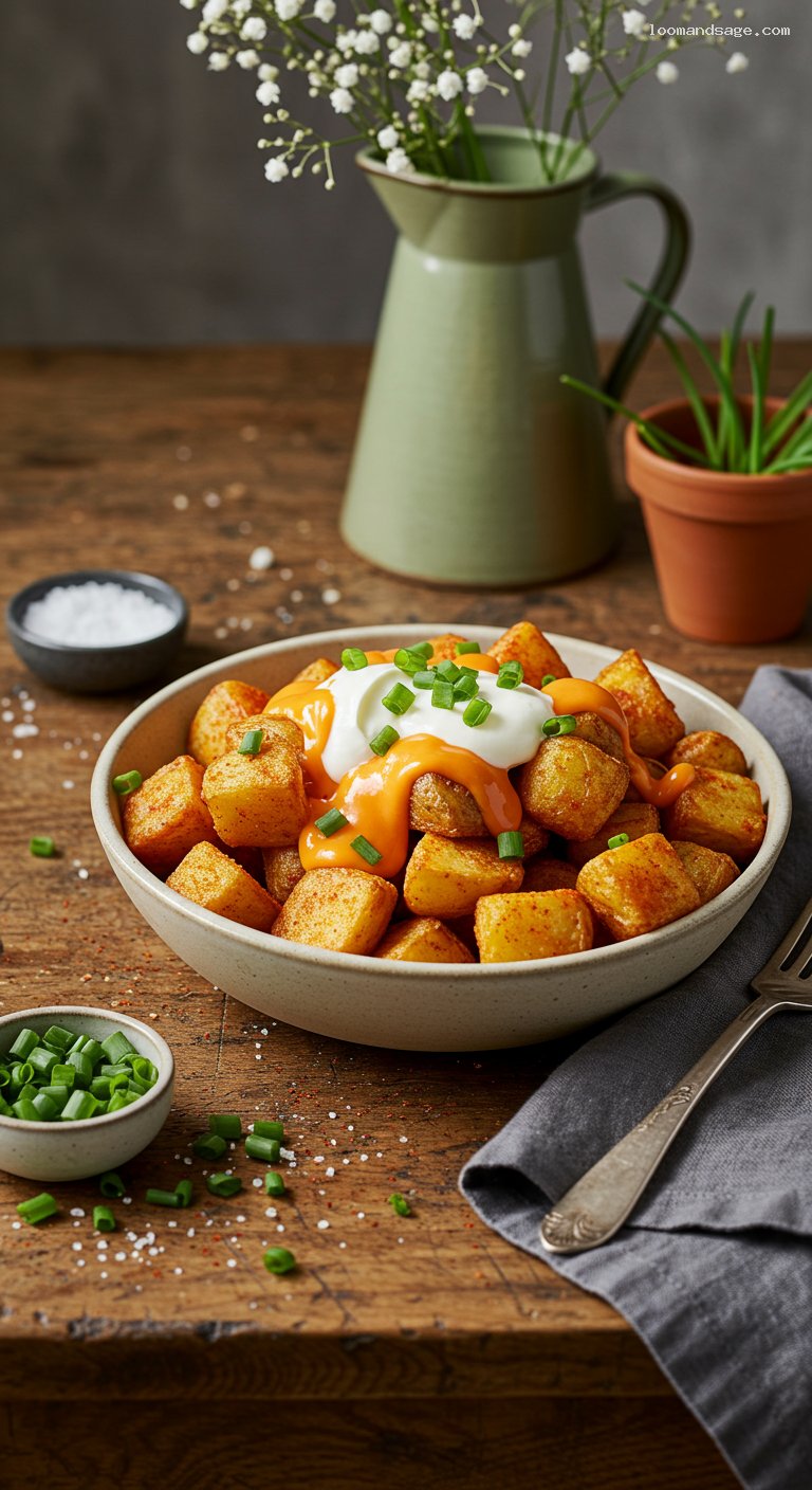 Copycat Taco Bell Cheesy Fiesta Potatoes