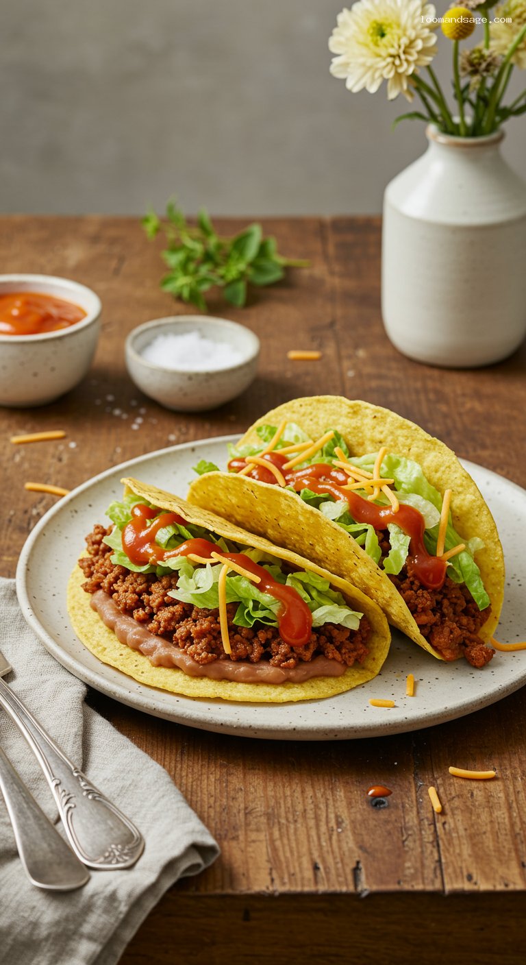 Copycat Taco Bell Double Decker Tacos