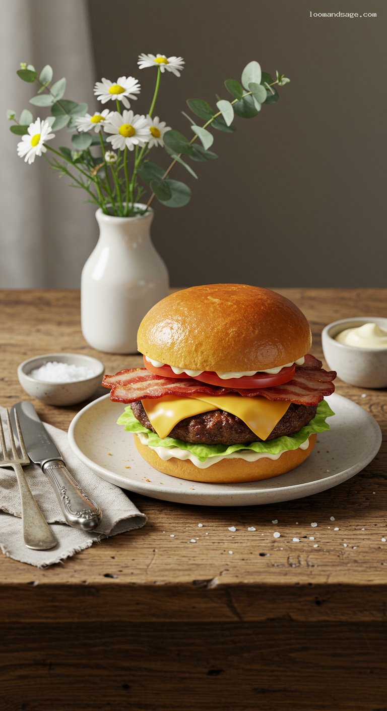 Copycat Wendy’s Junior Bacon Cheeseburger Recipe