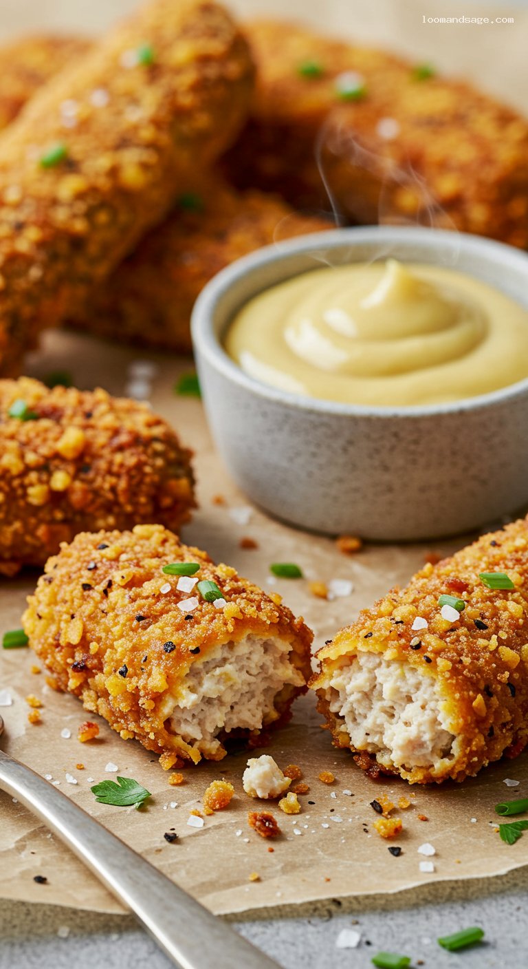 Crispy Chicken Fries (Burger King Copycat) – Closeup